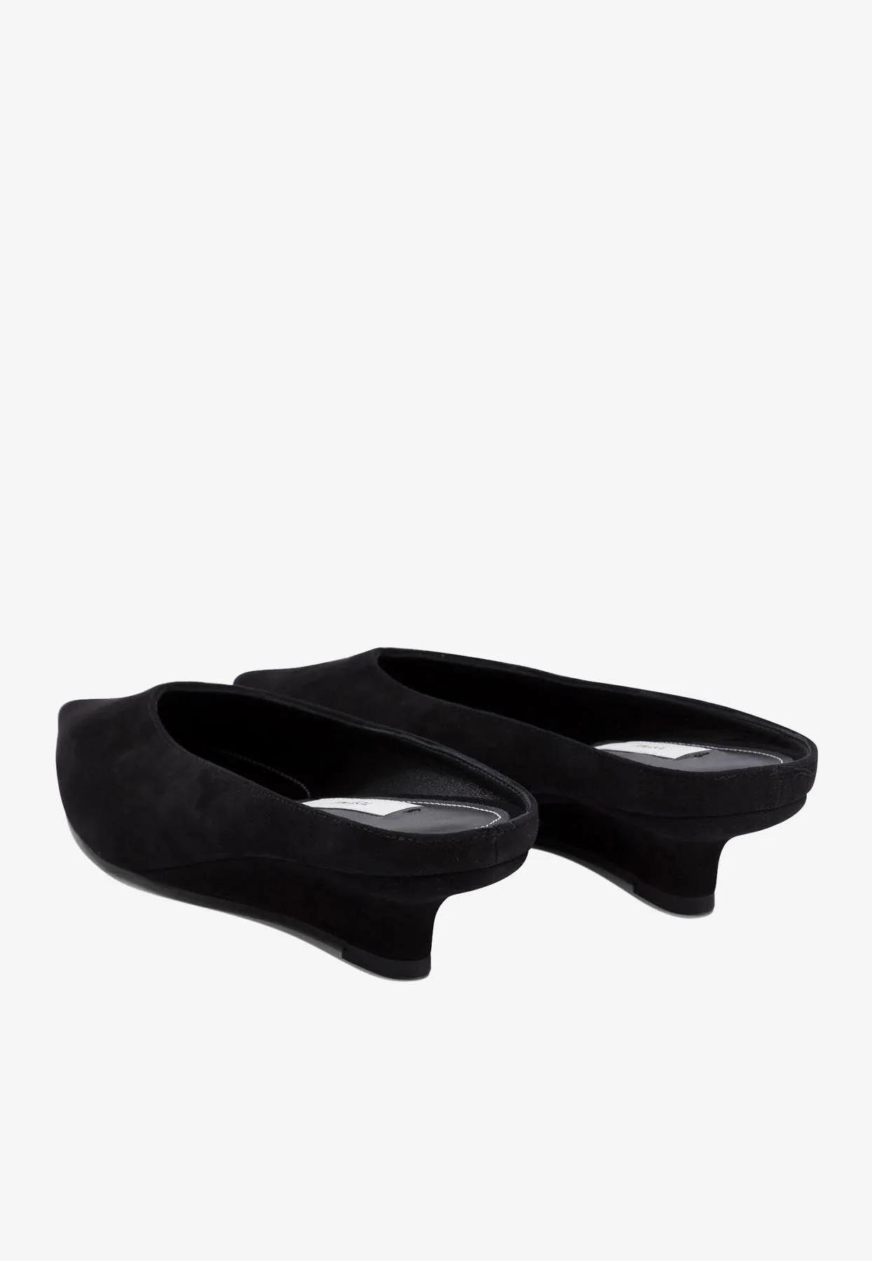 Suede Sharp Mules