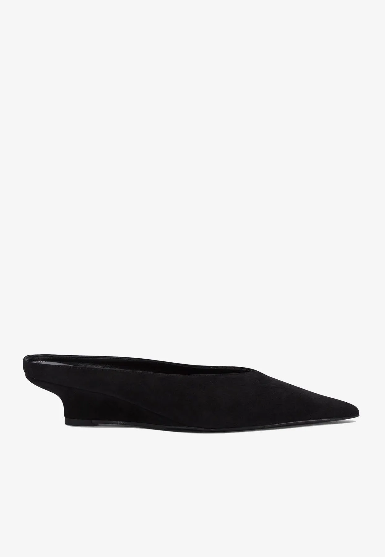 Suede Sharp Mules
