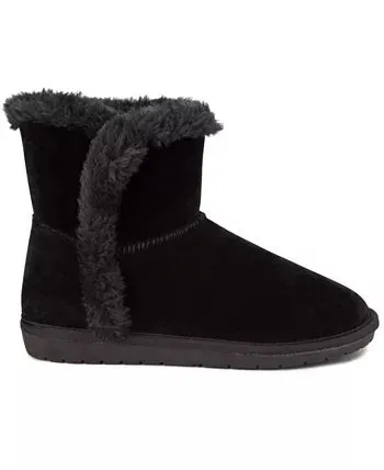 Sugar Women's Polly Slip On Winter Boots Warm Winter Booties Black 10