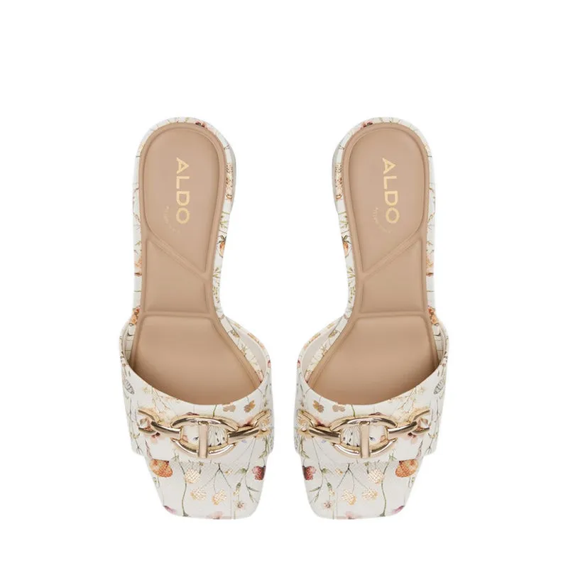 SUNGLOW HEELED SANDALS - MULTI