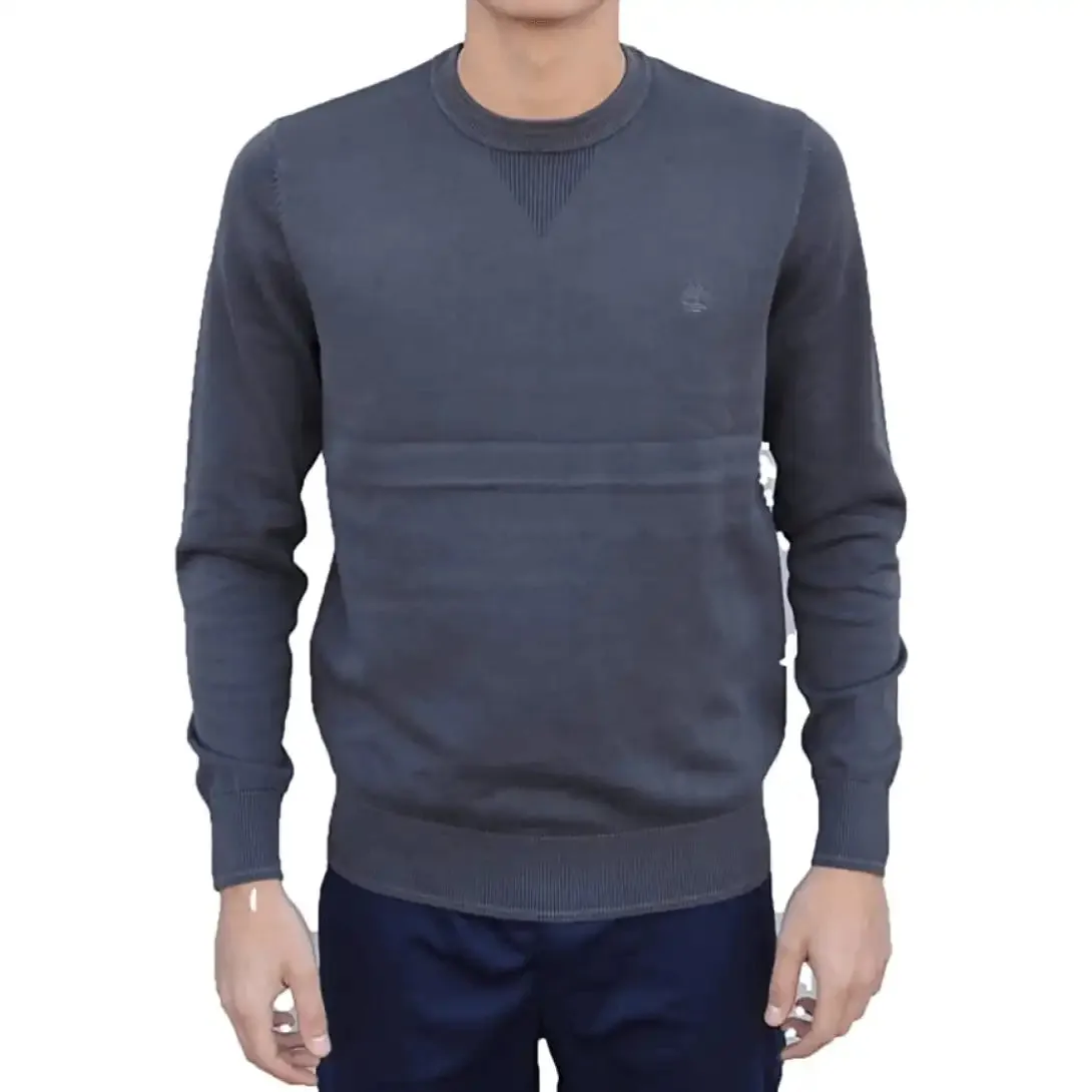 Timberland - Washed Cotton Men's Sweater - Grey
