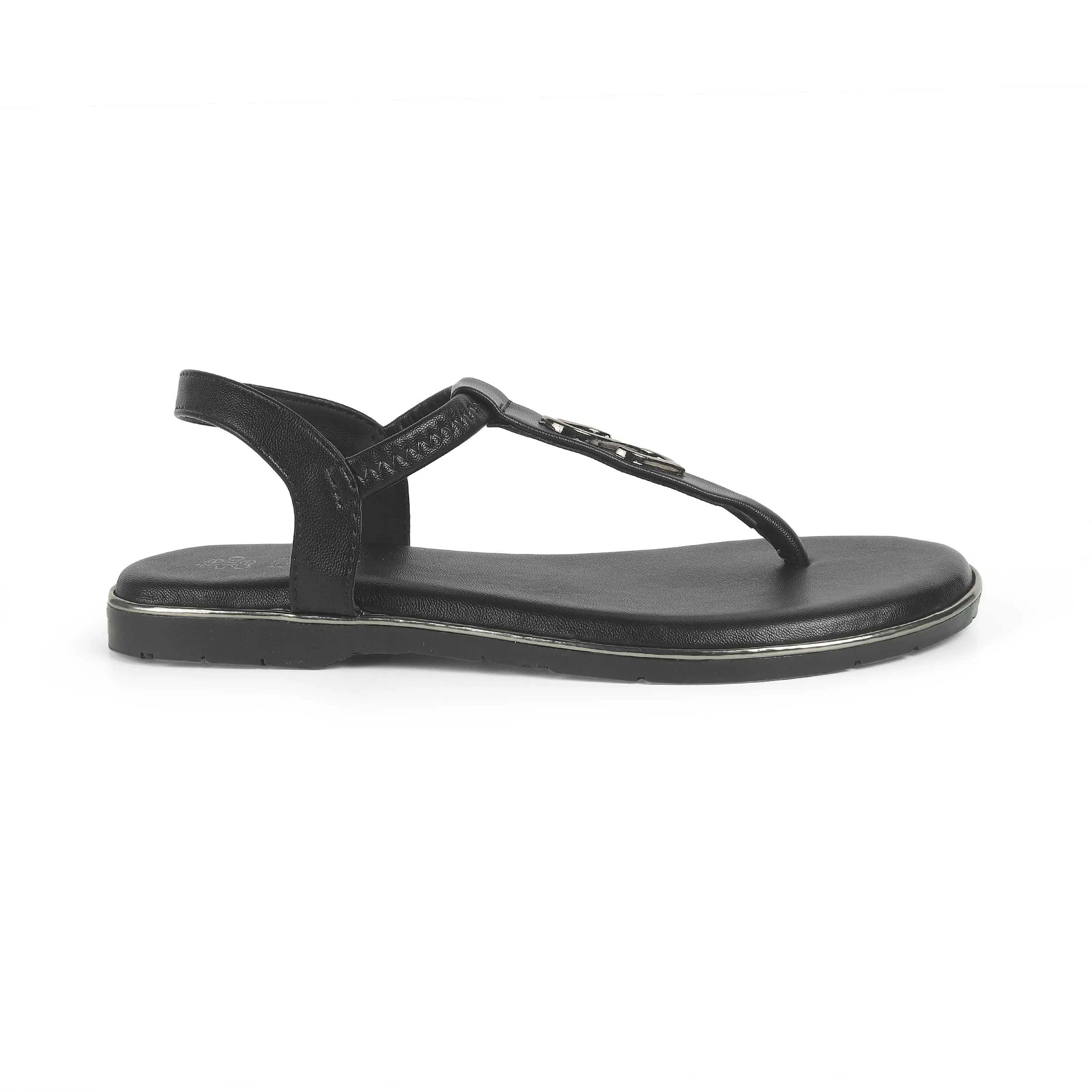 Tresmode Sola Black Women's Dress Flats