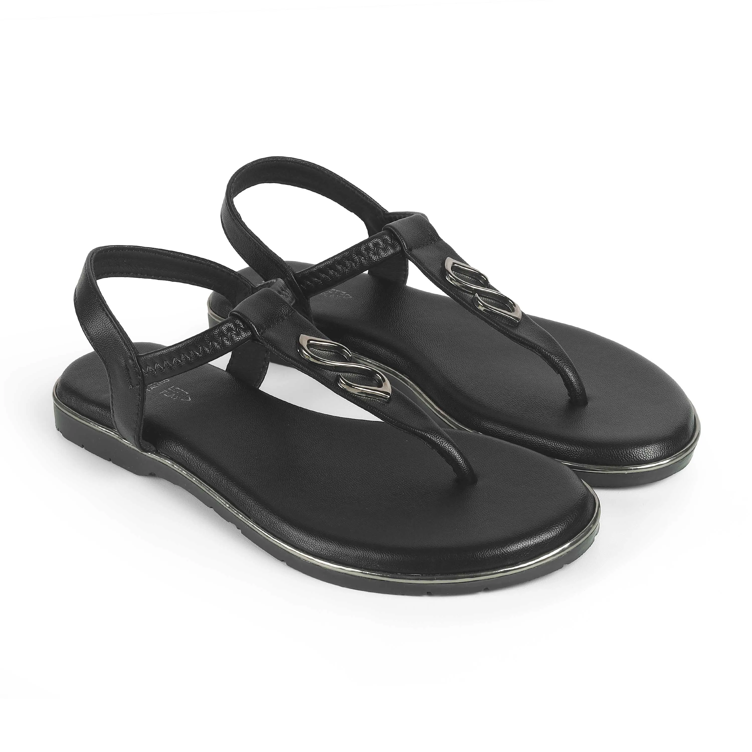 Tresmode Sola Black Women's Dress Flats