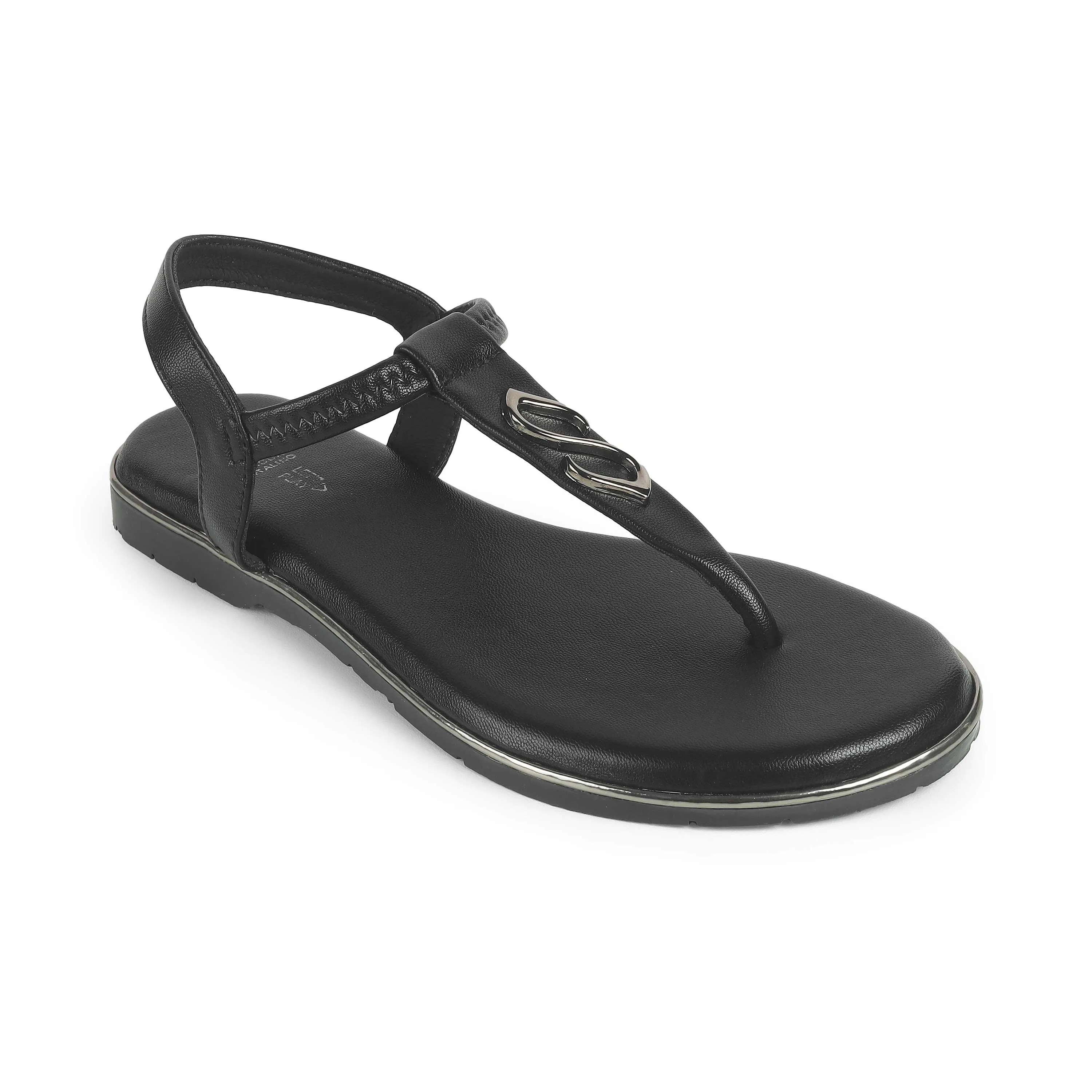 Tresmode Sola Black Women's Dress Flats