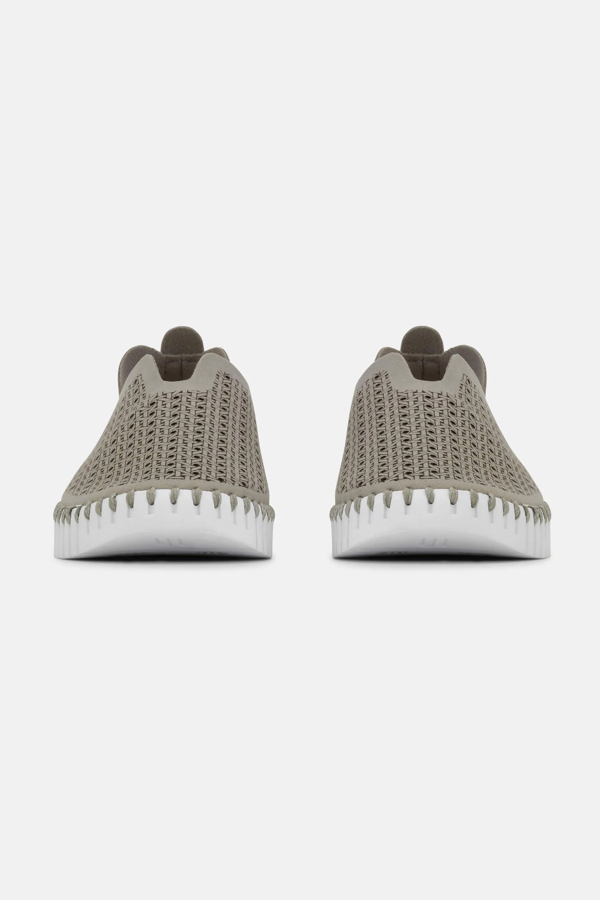 Tulip Slipper - Grey White