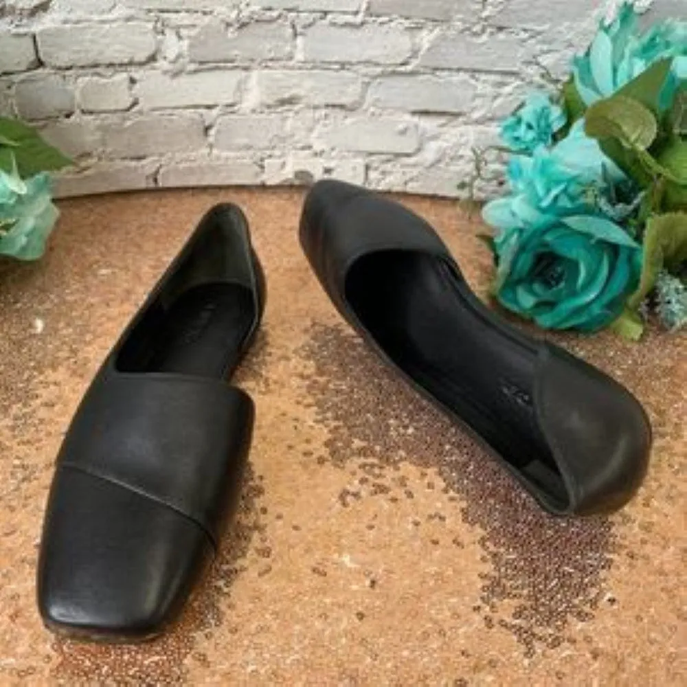 Vince Cyder Womens Slip On Half d'orsay Flats