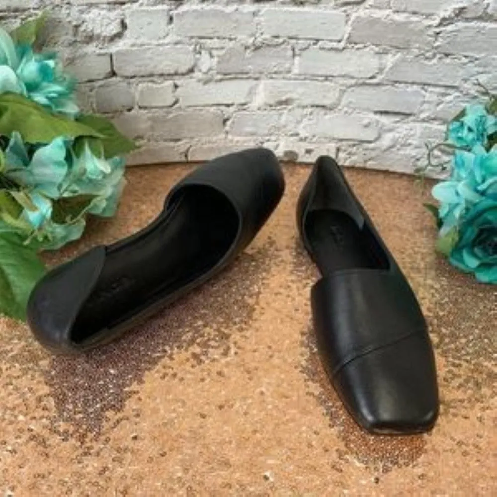 Vince Cyder Womens Slip On Half d'orsay Flats