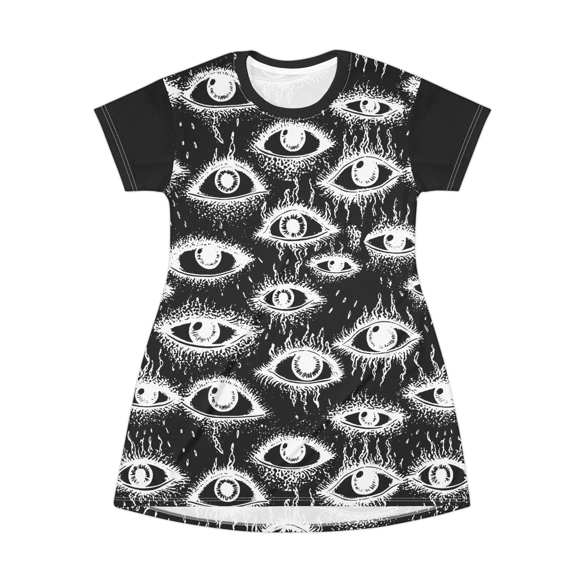 Weirdy Eye Goth T-Dress