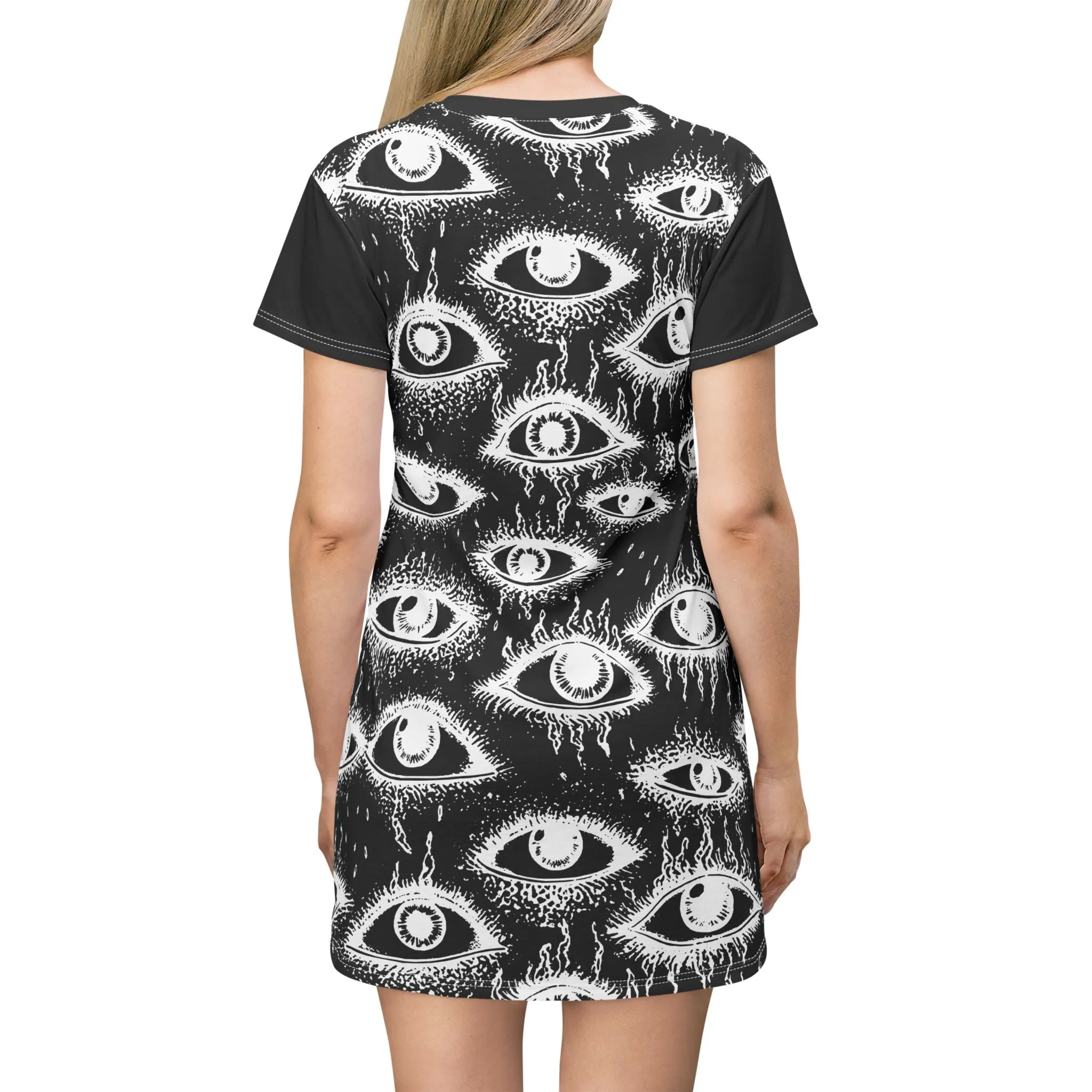 Weirdy Eye Goth T-Dress