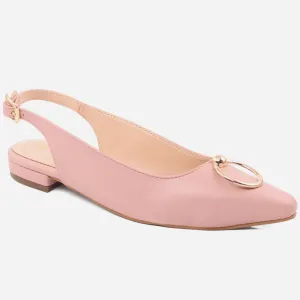 WOMEN "EMILY" LIGHTWEIGHT POINTED TOE FLAT SANDALS