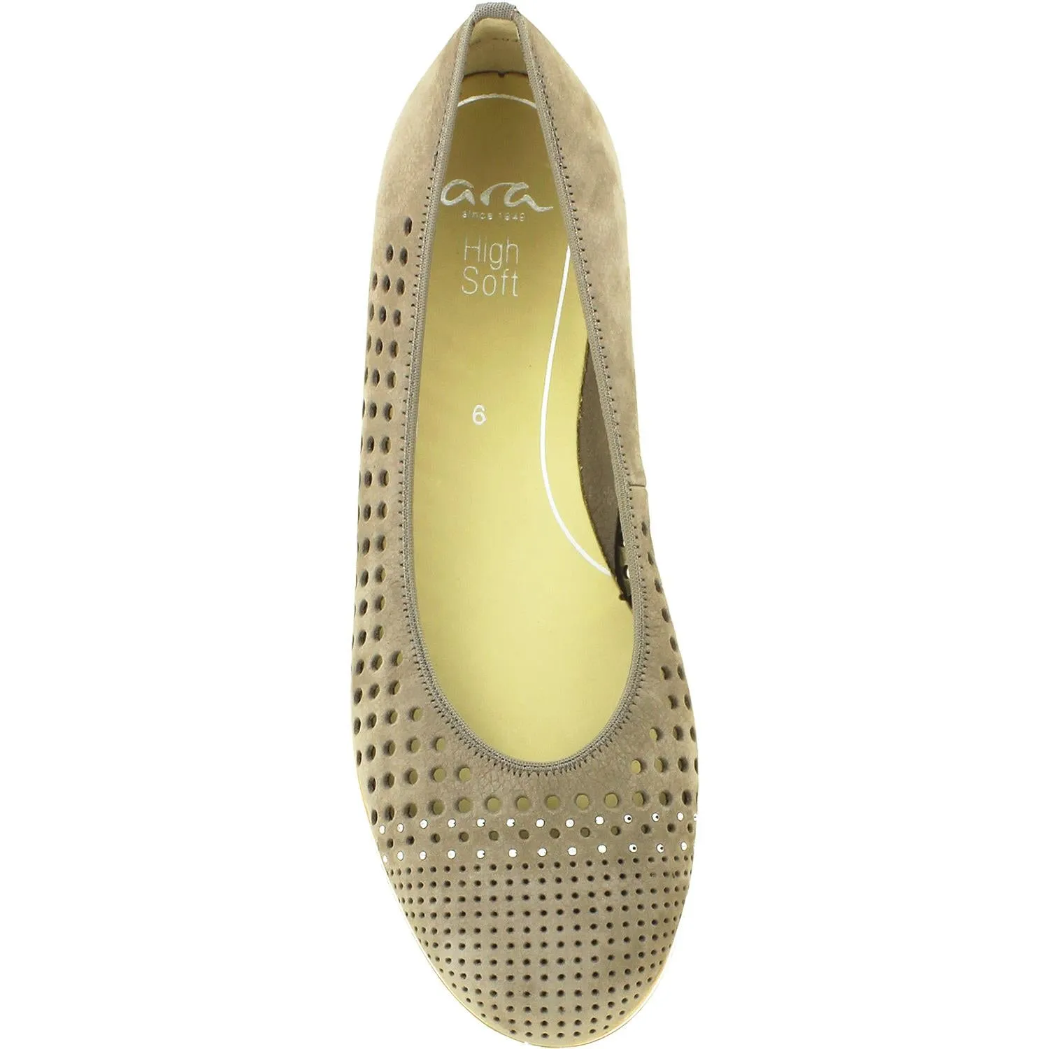 Women's Ara Shoes Shea Taupe Samthevro Nubuck
