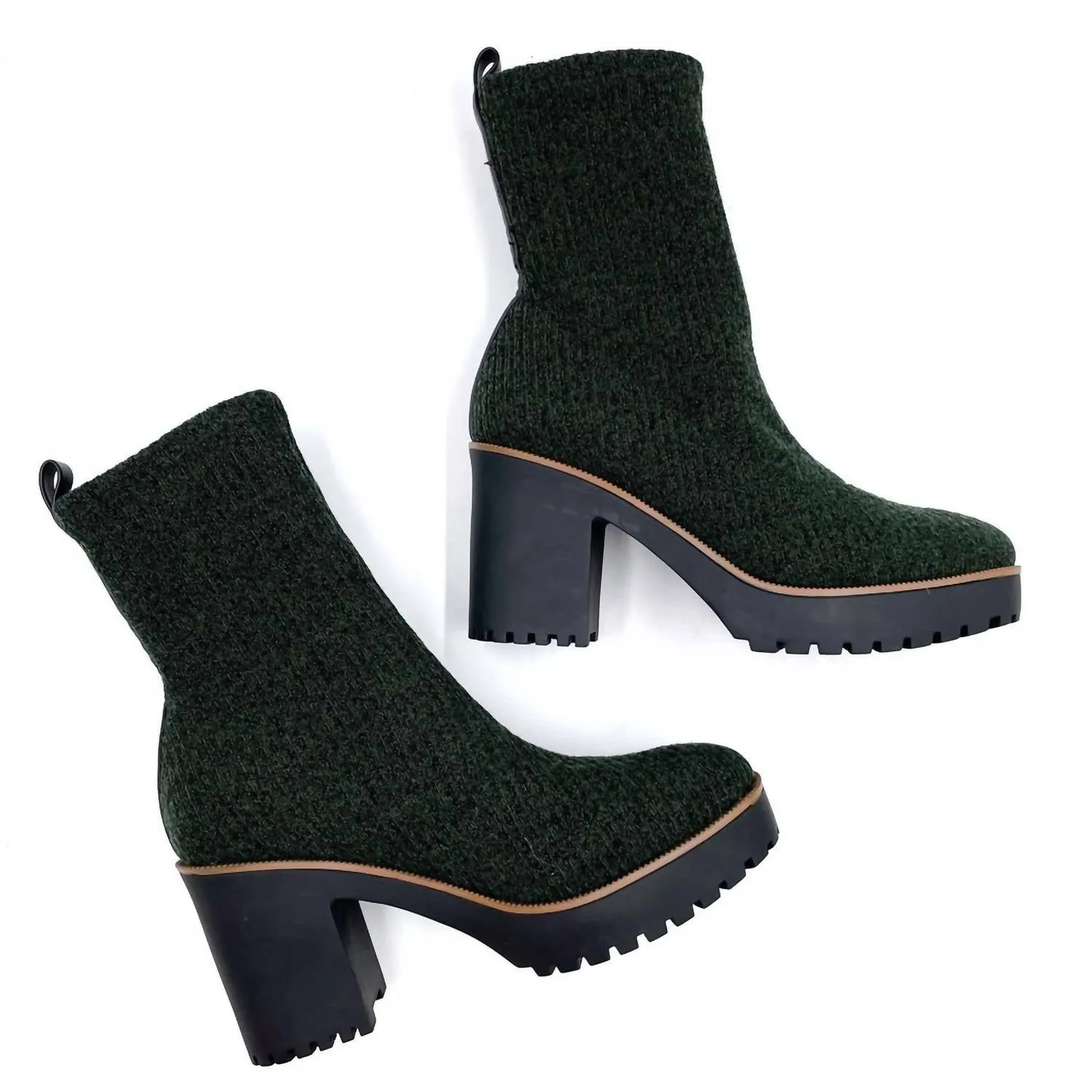 Women's Garvey Knit Boots In Olive