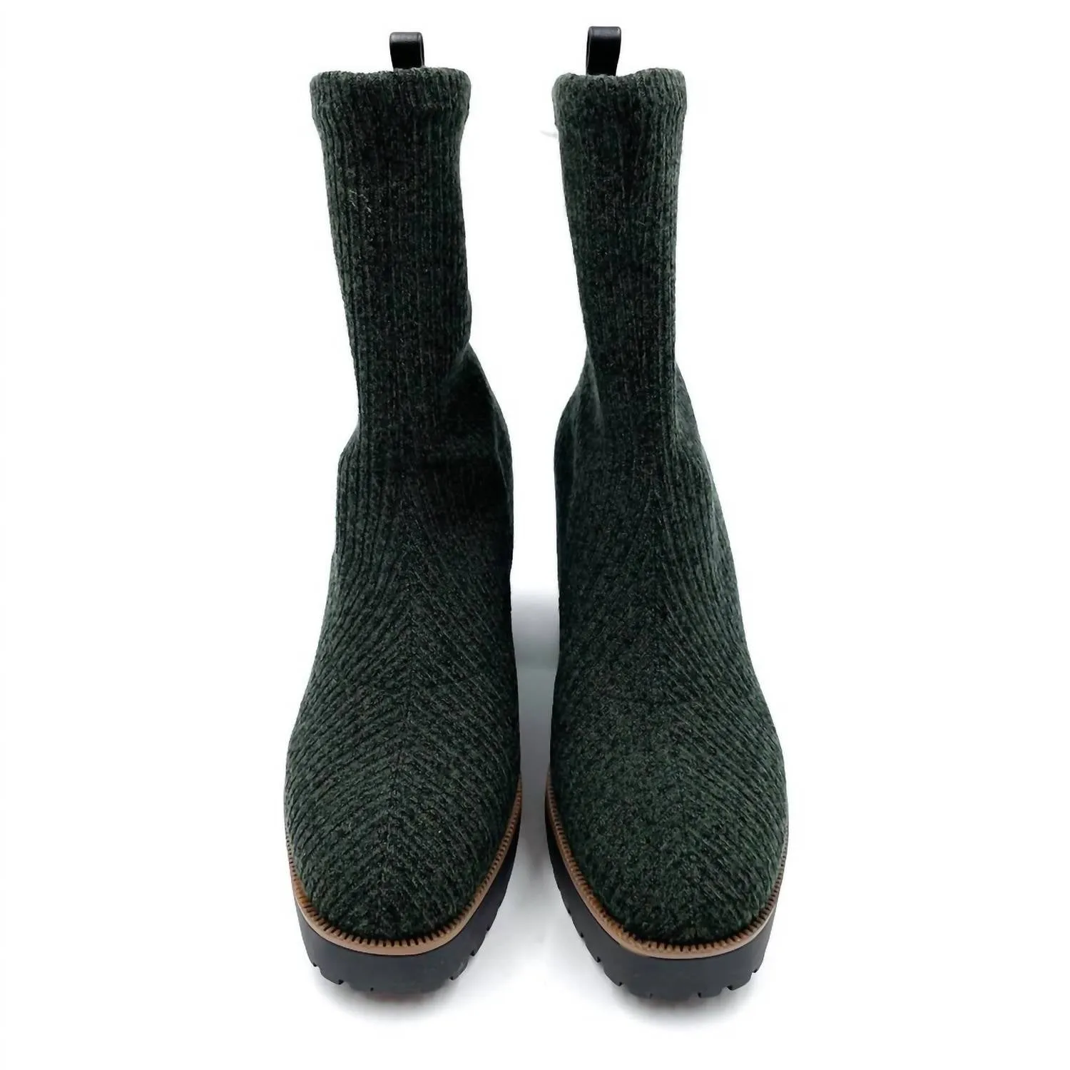 Women's Garvey Knit Boots In Olive