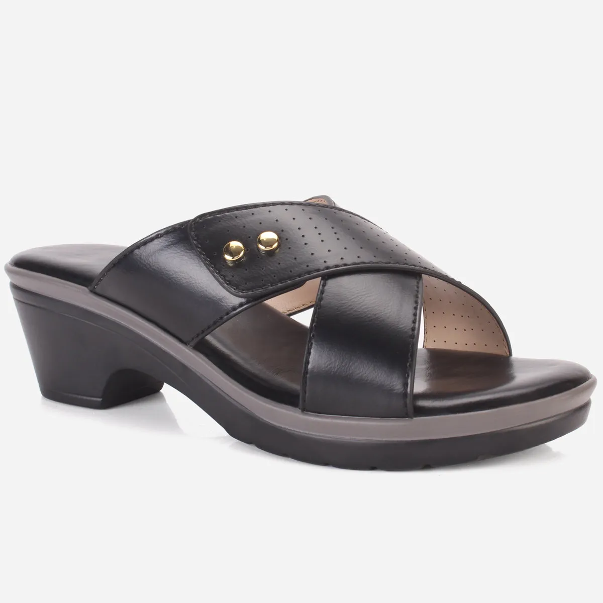 Womens "ALONDRA" Comfy Wedge Slip Ons Sandals