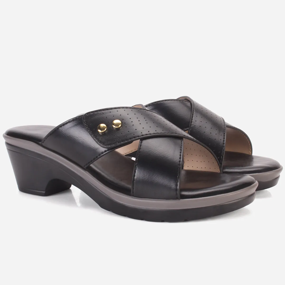 Womens "ALONDRA" Comfy Wedge Slip Ons Sandals