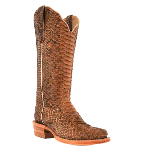WOMEN'S R. WATSON RWL7201-1  Sand Matte Python WESTERN BOOTS