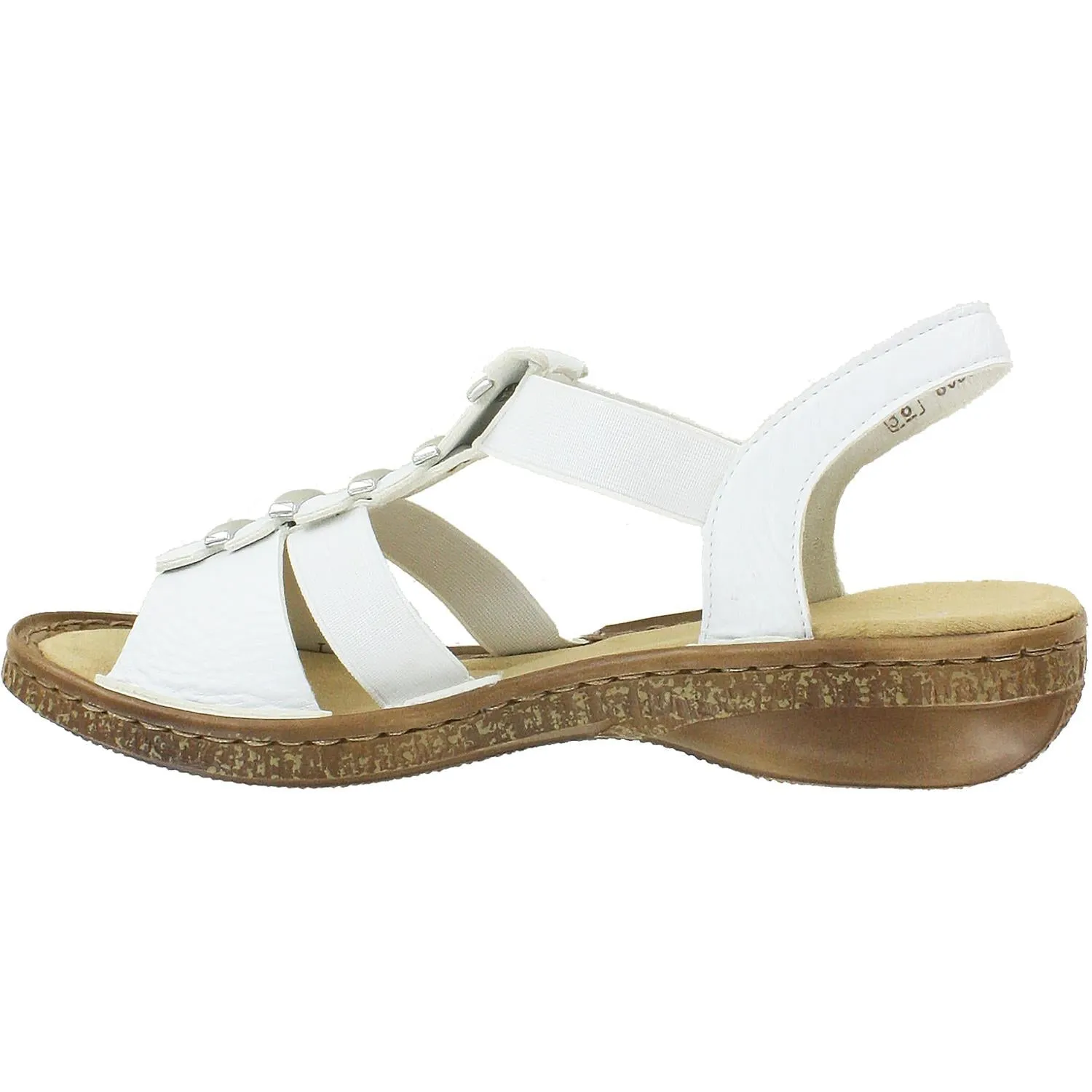 Women's Rieker 62850-80 Regina 50 White Synthetic