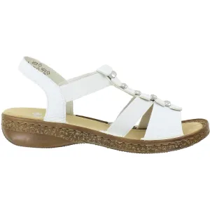 Women's Rieker 62850-80 Regina 50 White Synthetic
