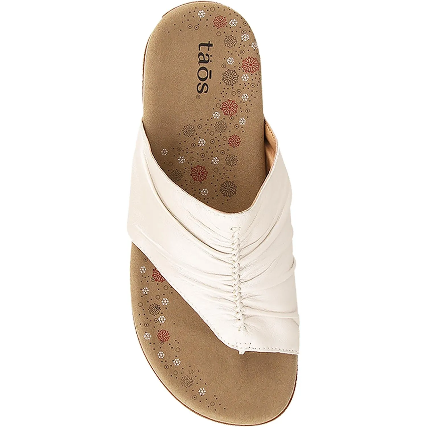 Women's Taos Gift 2 White Pearl Leather
