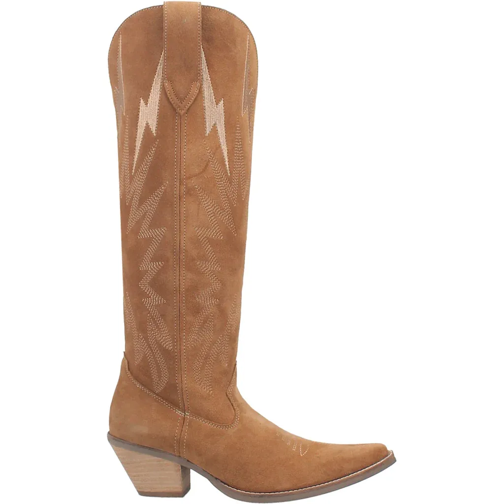 WOMEN'S THUNDER ROAD LEATHER BOOT CAMEL DI597-BG4