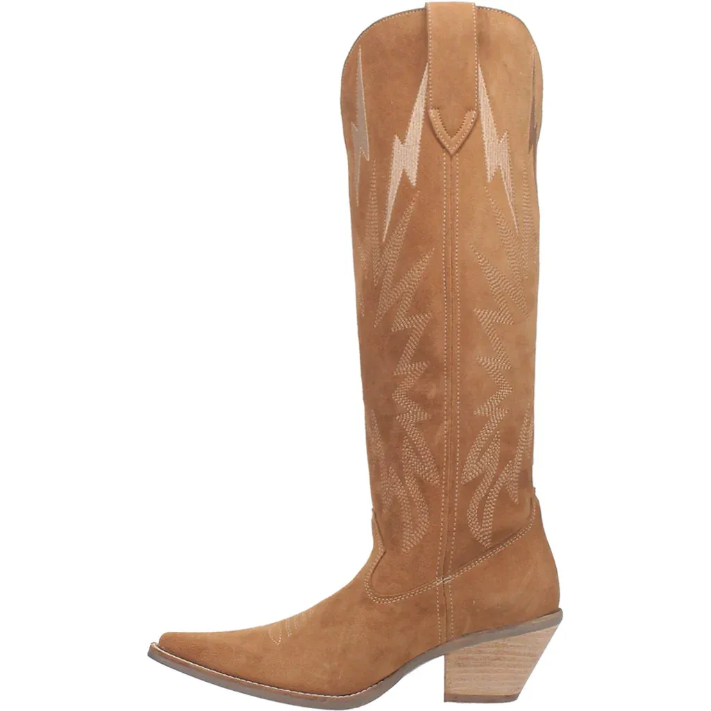 WOMEN'S THUNDER ROAD LEATHER BOOT CAMEL DI597-BG4