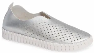 Women's Tulip Slip On Sneaker In Silver