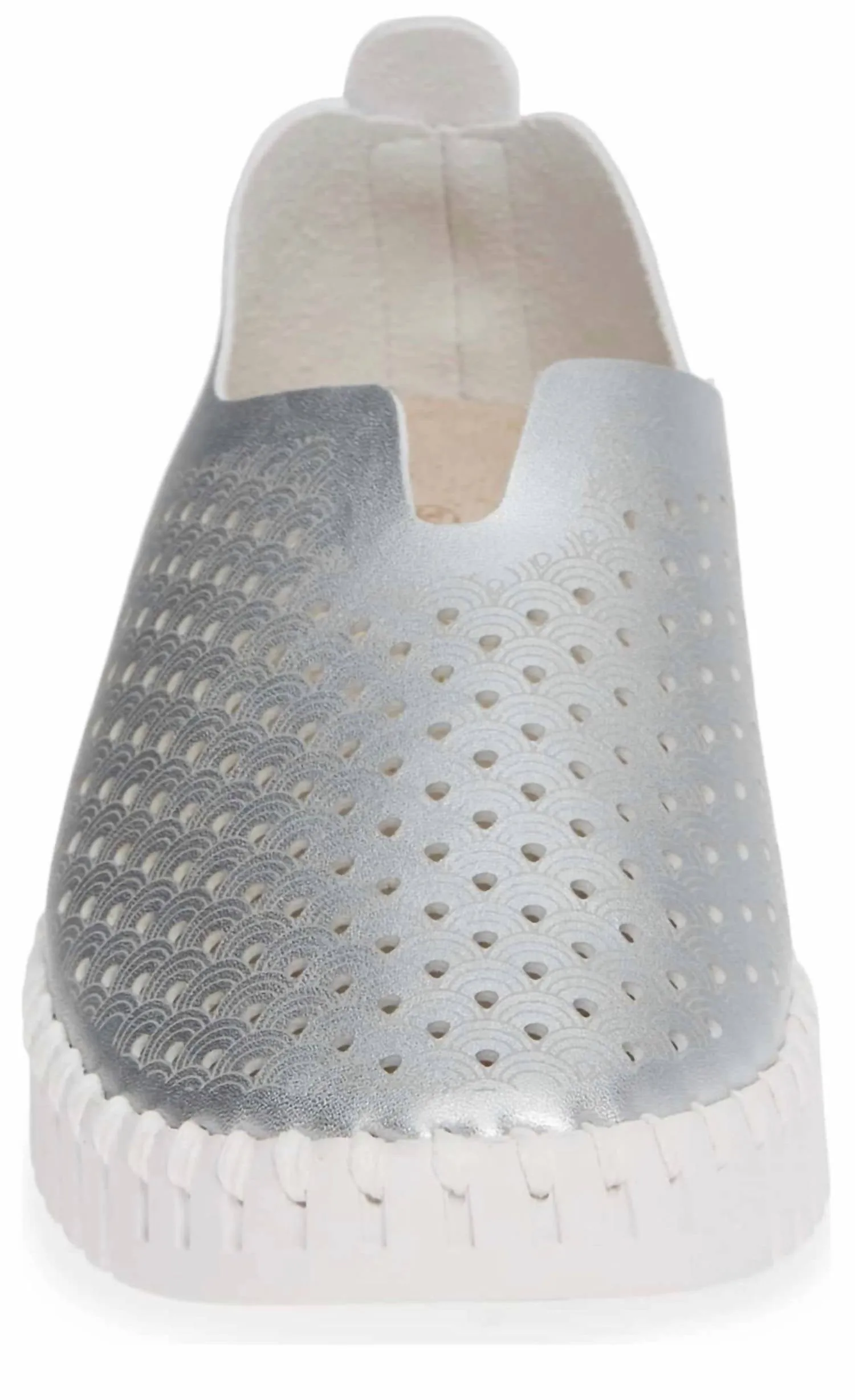 Women's Tulip Slip On Sneaker In Silver