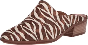 Zodiac Women's Quartz-3 Mule, Zebra Hair Calf, 6.5