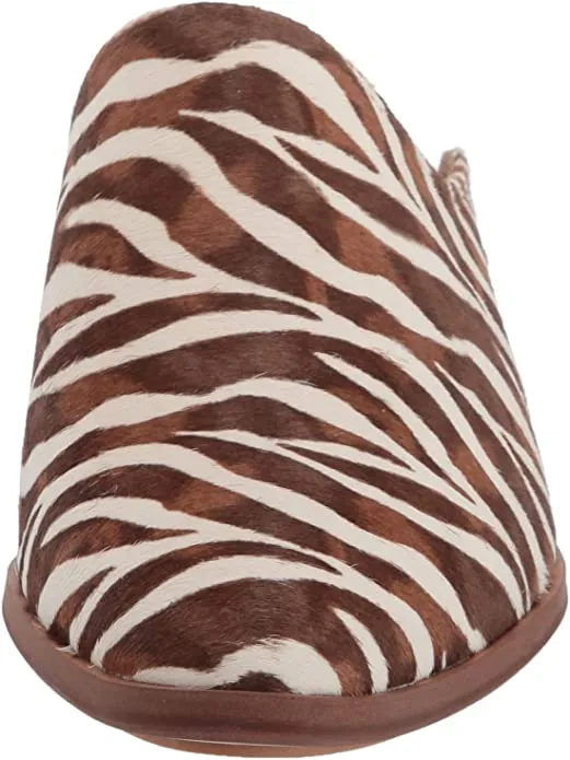 Zodiac Women's Quartz-3 Mule, Zebra Hair Calf, 6.5
