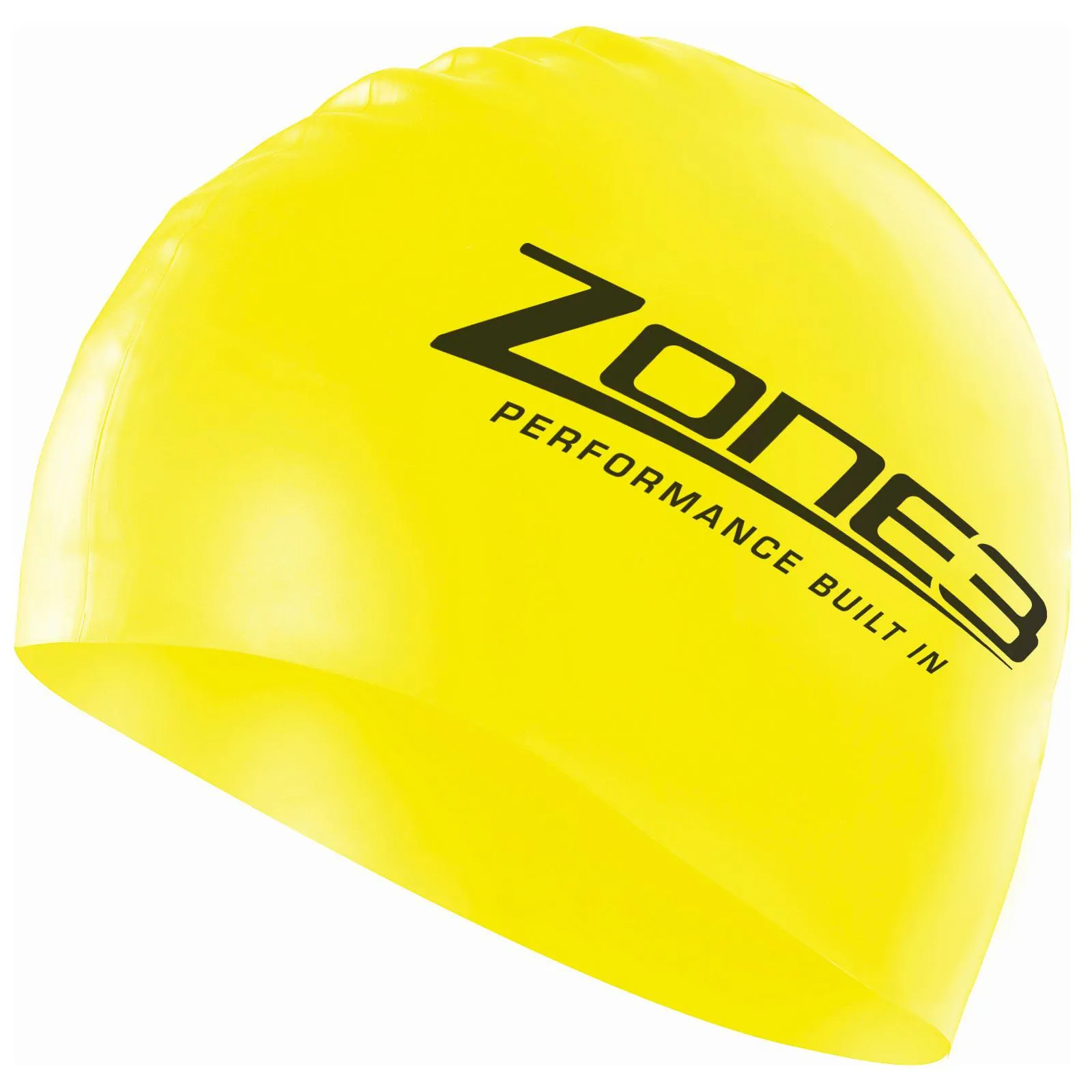 Zone3 Hi Viz Silicone Swim Cap
