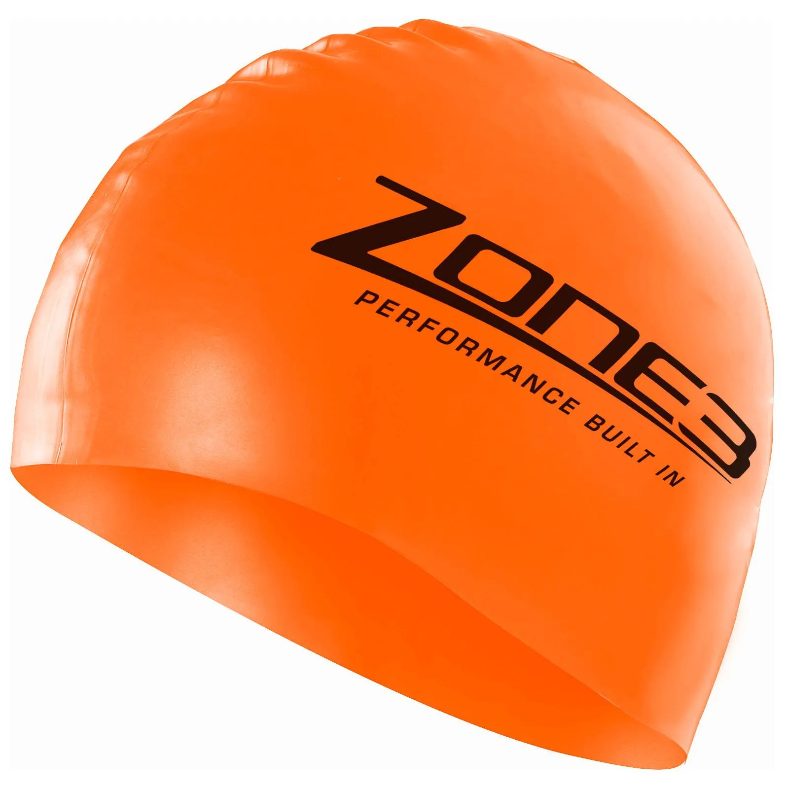 Zone3 Hi Viz Silicone Swim Cap